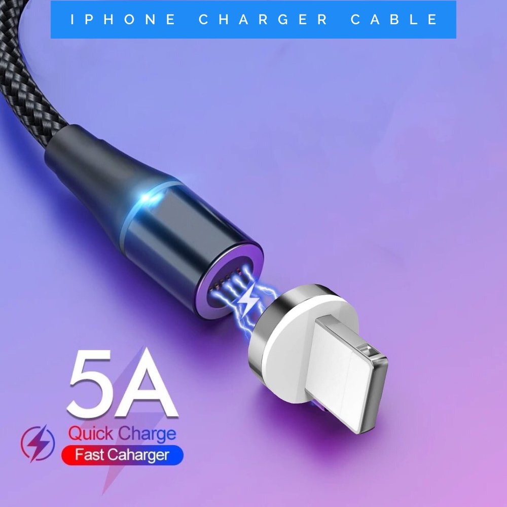 iPhone Magnetic Lighting tp USB 2M Cable